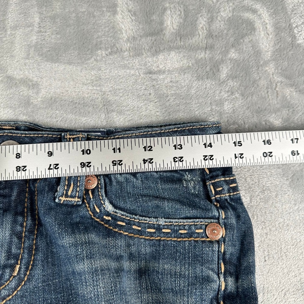 Miss Me Bootcut Jeans Womens 29 Blue Low-Rise Western Y2K Cowgirl Boho McBling - Picture 4 of 11
